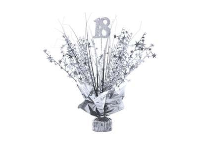 TABLE DECORATION SILVER 18