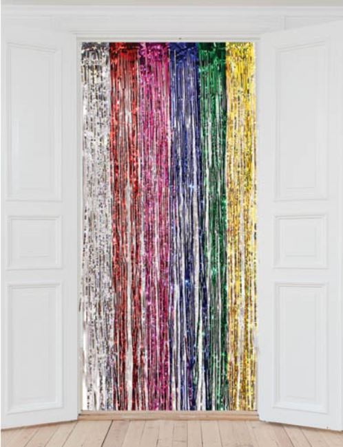 Party Backdrop Foil 2mx90cm - Multicolour
