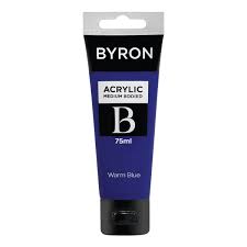ACRYLIC MEDIUM BODIED WARM BLUE COLOUR 75ML