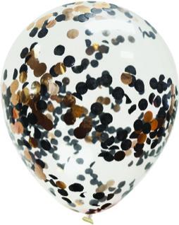 Confetti-Filled Round 30cm Helium Balloons
