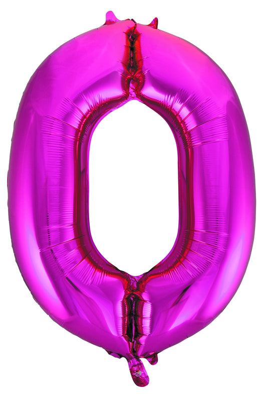 Giant Pink 86cm Helium Balloon Numbers