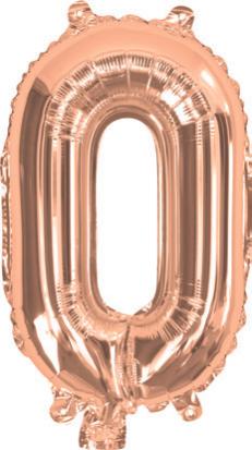 Giant Rose Gold 86cm Helium Balloon Numbers
