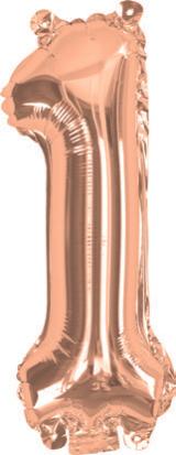 Giant Rose Gold 86cm Helium Balloon Numbers