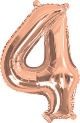 Giant Rose Gold 86cm Helium Balloon Numbers