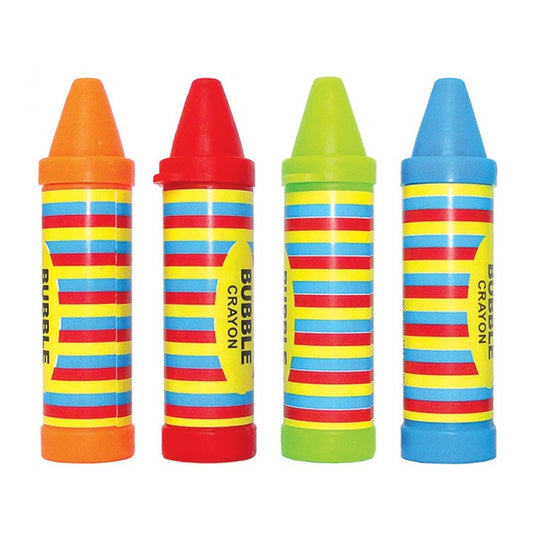 FAVOUR CRAYON BUBBLES 4PCS