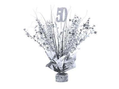 TABLE DECORATION SILVER 50