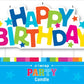 CANDLE LGE HAPPY BDAY BRIGHT