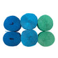 STREAMERS 6PK PASTEL BLUES