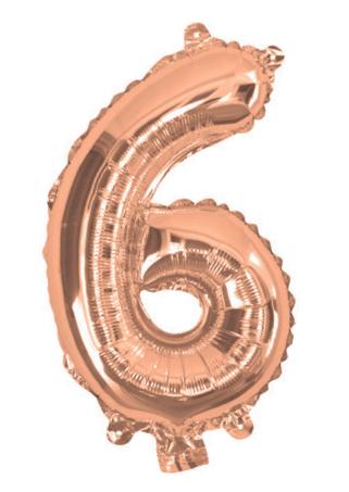 Giant Rose Gold 86cm Helium Balloon Numbers