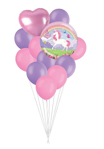 BALLOON PACK 12PK UNICORN