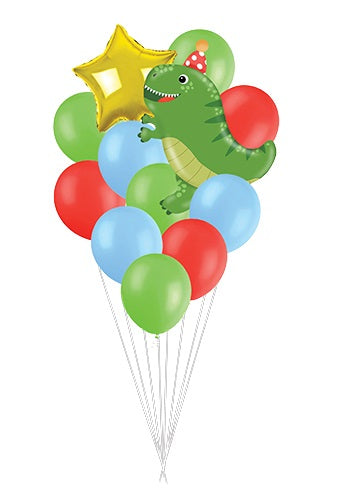 BALLOON PACK 12PK DINOSAUR