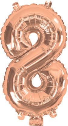 Giant Rose Gold 86cm Helium Balloon Numbers