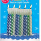 Candle Quick Light 12 Pack - Blue