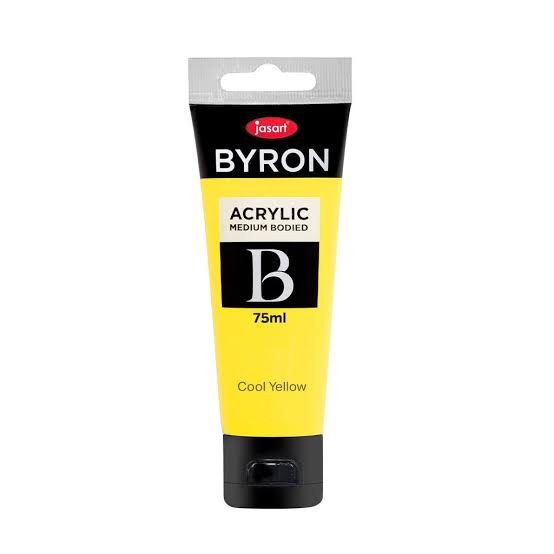 JASART ACRYLIC MEDIUM BODIED COOL YELLOW COLOUR 75ML