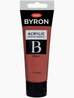 JASART ACRYLIC MEDIUM BODIED COPPER COLOUR 75ML