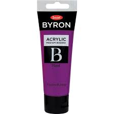 JASART ACRYLIC MEDIUM BODIED FLUORO PURPLE COLOUR 75ML