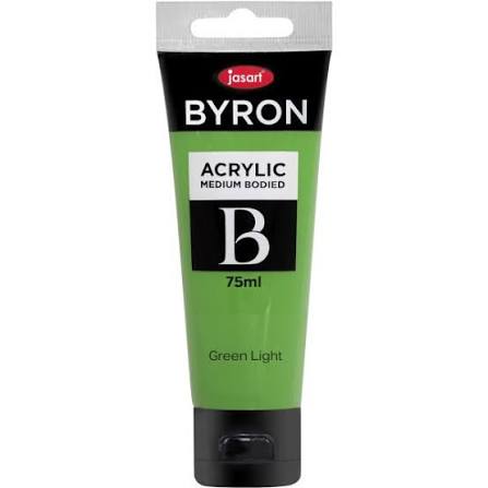 JASART ACRYLIC MEDIUM BODIED GREEN LIGHT COLOUR 75ML
