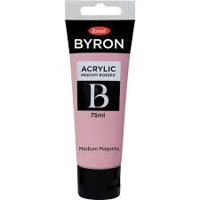 JASART ACRYLIC MEDIUM BODIED PALE PINK COLOUR 75ML