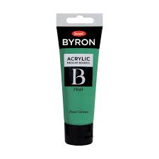 JASART ACRYLIC MEDIUM BODIED PEARL GREEN COLOUR 75ML