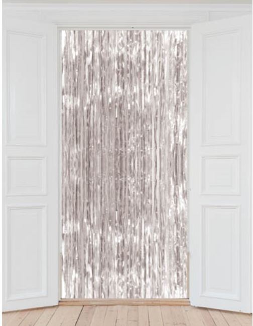 Party Backdrop Foil 2mx90cm - Silver