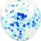 Confetti-Filled Round 30cm Helium Balloons