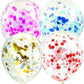 Confetti-Filled Round 30cm Helium Balloons