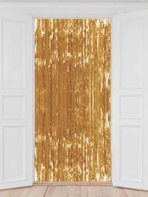 Party Backdrop Foil 2mx90cm - Gold
