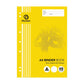 OLYMPIC A4 BINDER BOOK 8MM WITH MARGIN 48PAGES YELLOW
