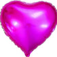 Large Heart Shaped Helium Balloons 45cm