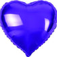 Large Heart Shaped Helium Balloons 45cm