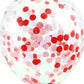 Confetti-Filled Round 30cm Helium Balloons