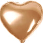 Large Heart Shaped Helium Balloons 45cm