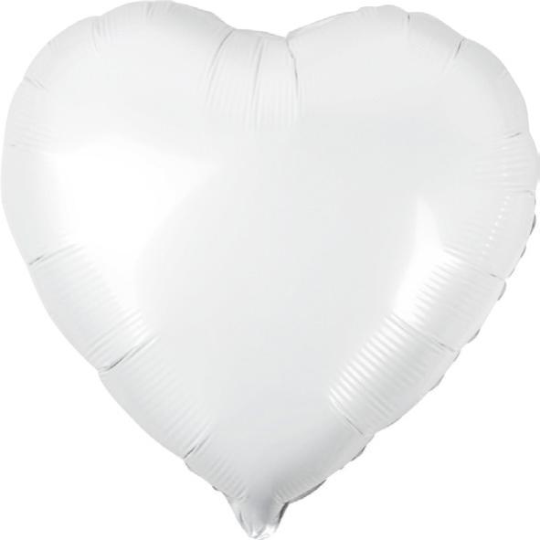 Large Heart Shaped Helium Balloons 45cm